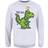 Grindstore Mens Tree Rex Christmas Jumper (Grey)