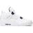 Nike Air Jordan 4 Retro M - White/Court Purple/Metallic Silver