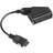 Hama SCART-HDMI M-F 0.2m
