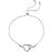 Hot Diamonds Sterling Togetherness Open Heart Bracelet DL590