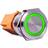 Joy-it BUTTON22A-L-RD Knapkontakt 250 V/AC 3 A 1 x Off/On Klikkende Rød (Ø x H) 24.80 mm x 35 mm IP67, IK10 1 stk