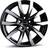 Borbet CW5 Dull Black Polished 6x16 5/130 ET68 B78.1