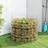 vidaXL kompostbeholder Ø100x100 galvaniseret stål 50L