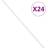 vidaXL gabionspiraler 24 stk. 100 galvaniseret