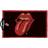 Pyramid The Rolling Stones Lips Sort, Rød, Multifarve