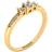 Smykkekæden Ring - Gold/Transparent