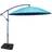 Royalcraft Shanghai Hanging Cantilever Parasol Blue 3m