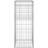 vidaXL Gabionkorgar 2 st stolpformade 40x40x100 järn - Silver