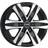 Mak Stone6 Black Polished 6.5x16 6/130 ET54 B84.1