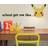 RoomMates Pokemon PIKACHU Faces Wallstickers