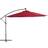 vidaXL Cantilever Umbrella with Aluminium Pole