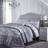 Catherine Lansfield Damask Jacquard Duvet Cover Grey, Silver (200x)
