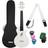 Cascha Carbon Concert Ukulele Set WH