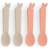 Done By Deer Kiddish Spoon 4-pack Lalee Sand /Coral