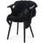 Natures Collection Premium langhåret Lammeskind Sort