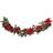 60" Poinsettia & Garland