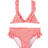 Name It Striped Bikini - Fiery Coral