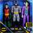 Spin Master Batman actionfigurer 3-pak Batman og Robin vs The Joker 30 cm