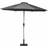 Royalcraft Amir 3m Crank Tilt Parasol Brushed