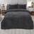 Brentfords Teddy Duvet Cover Grey, White, Pink (230x220cm)