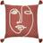 furn. Uno Face Complete Decoration Pillows White, Red