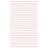 Ekelund Across Canvas Tablecloth Red, White (300x150cm)