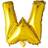 Fiesta Letter Balloons W 100cm Gold