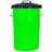 VFM Heavy Duty Coloured Dustbin 85 handles on base on lid easy