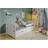 Kocot Kids LEPIDUS Juniorsäng 80x160 cm Vit Vit/Grå/Beige