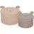 Jabadabado Storage Box Teddy 2-pack