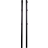 Hortus Stolpe for panelhegn med deko "X", 1500 mm, 102-002