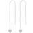Joanli Nor Hayleynor Earrings - Silver/Transparent