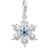 Thomas Sabo Snowflake Charm 1902-945-7