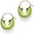 Anni Lu Petit Swell Hoops - Gold/Green