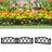 vidaXL black 17x Lawn Edgings Black Garden Edge Border Fence