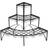 tectake Flower Shelf Round with 3 Levels
