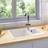 vidaXL Kitchen Sink with