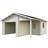 Palmako Garage Roger 28,1 kvm (Areal )