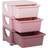 Homcom Kids Storage Units with 6 Drawers 3 Tier Chest Vertical Dresser