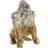 Dkd Home Decor Prydnadsfigur Gyllene Harts Multicolour Gorilla 28,5 Prydnadsfigur