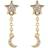 Ted Baker Moojii Pave Star & Moon Drop Earrings