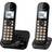 Panasonic KX-TGC462EB Cordless Phone Twin Handsets