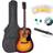 Encore Dreadnought Acoustic Guitar Outfit Sunburst