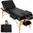 tectake Massage table Somwang 7.5 cm padding black