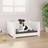 vidaXL Dog Bed White Solid Pine Wood White