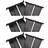 vidaXL Solar Pool Heater Panel 6 pcs 80x620cm