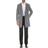 English Laundry Men's Solid Notch Lapel Overcoat