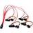 StarTech 50cm Serial Attached SCSI Mini SAS Cable SFF8087 to 4x SFF8482 - SAS 0.5m