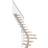 Dolle Frankfurt Kvartsvingstrappe Classic II Hvidolieret Eg-75-13