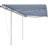 vidaXL foldemarkise m. stolper 3,5x2,5 m automatisk